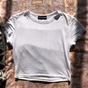PLT white crop top